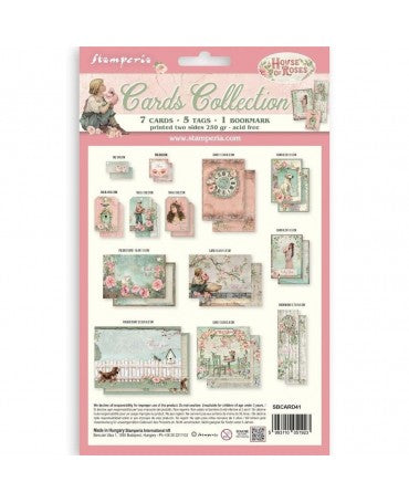 CARDS COLLECTION Stamperia House of Roses 2