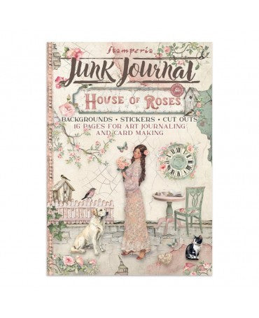 JUNK JOURNAL STAMPERIA House of Roses 1