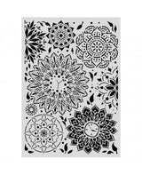 copy of STENCIL Stamperia A3 Art Stories Grid Pattern by Antonis Tzanidakis 2