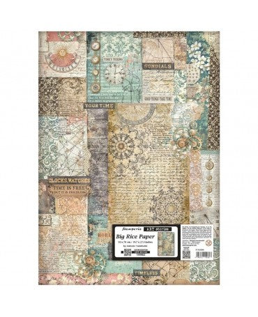 Papel arroz Stamperia 50x70 Art Stories Mixed Pattern 1