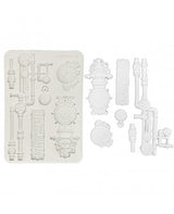 Molde STAMPERIA silicona A5 Gardens of Time Clocks and Tubes 1