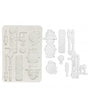 Molde STAMPERIA silicona A5 Gardens of Time Clocks and Tubes 1