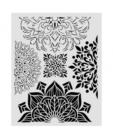 STENCIL Stamperia 20x25cm Half Friezes 1