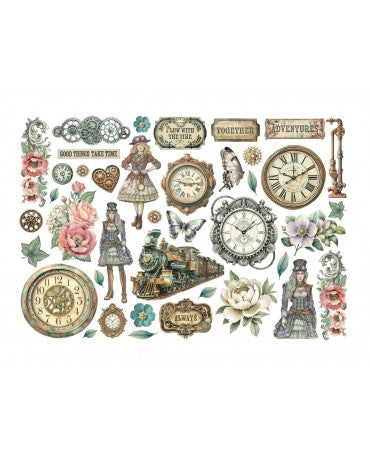 Ephemera Stamperia Gardens of Time 2