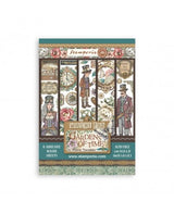Washi Tape STAMPERIA 8 HOJAS A5 Gardens of Time 1