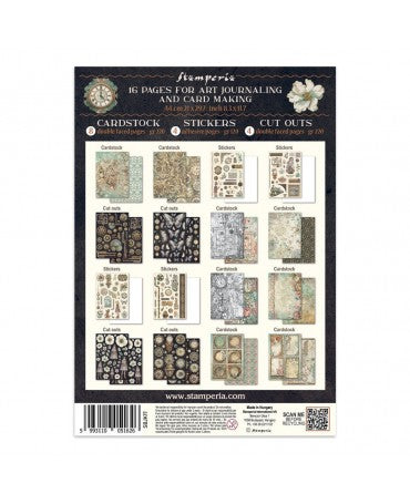 JUNK JOURNAL STAMPERIA Gardens of Time 2