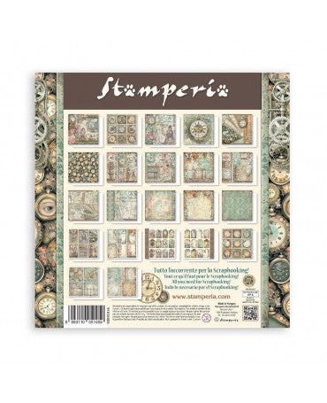 COLECCIÓN 30X30 STAMPERIA MAXI PAD 22 hojas Gardens of Time 2