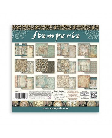 COLECCIÓN 20X20 STAMPERIA Background Gardens of Time 2