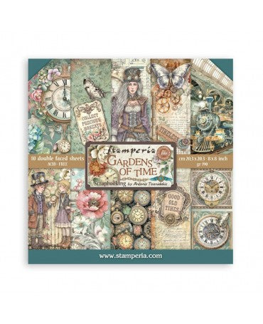 COLECCIÓN 20X20 STAMPERIA Gardens of Time 1