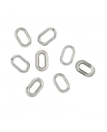 EYELETS OVAL 50 ud Plateados 1