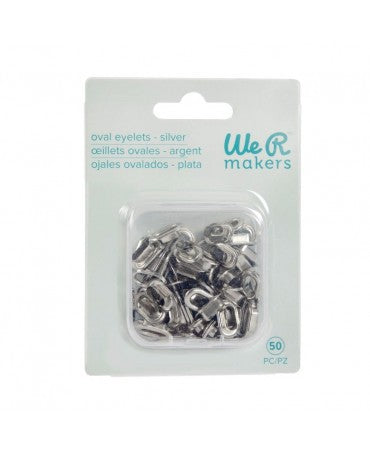 EYELETS OVAL 50 ud Plateados 2