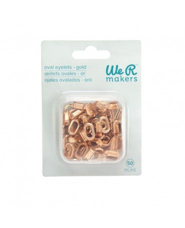 EYELETS OVAL 50 ud Dorados 2