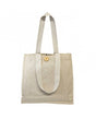 Bolsa algodón reciclado asas-botón 38x39cm 1