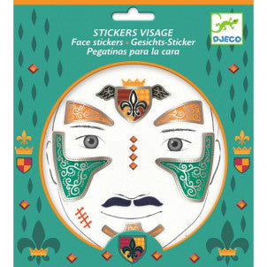 Pegatinas para cara caballero djeco 1