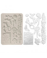 Molde STAMPERIA silicona A5 All Around Flowers and Leaves 1