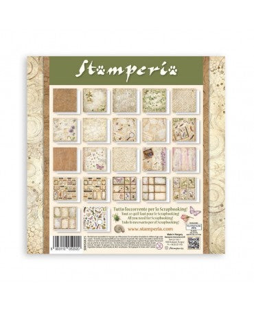 COLECCIÓN 20X20 STAMPERIA MAXI PAD 22 hojas All Around 2