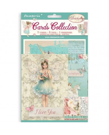 CARDS COLLECTION Stamperia Wonderland 1