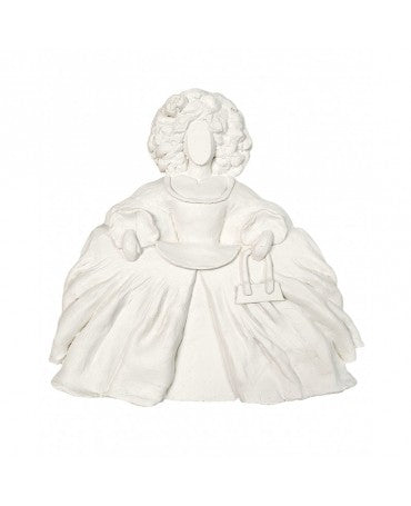Resina Menina sin rostro bolso 25x25cm 1