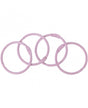 SET 4 ANILLAS 44 MM Rosa Claro 1