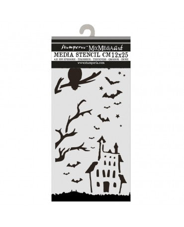 STENCIL Stamperia 12x25cm Halloween 1