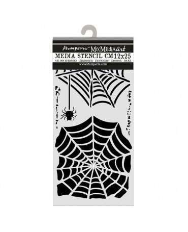 STENCIL Stamperia 12x25cm Halloween Telaraña 1