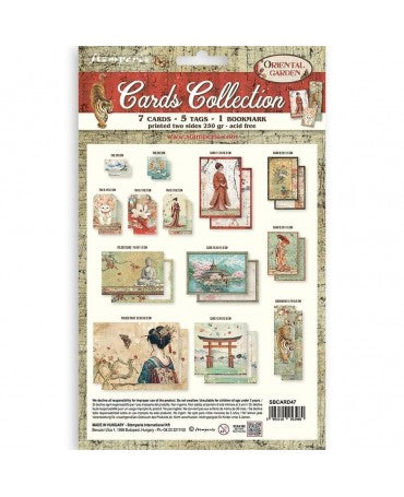 CARDS COLLECTION Stamperia Oriental Garden 2