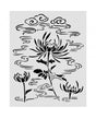 STENCIL Stamperia 20x25cm Oriental Garden Lotus Flower 1