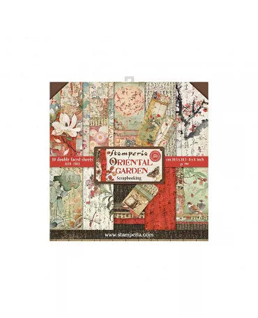 COLECCIÓN 20X20 STAMPERIA ORIENTAL GARDEN 1