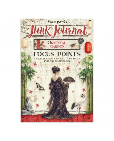 JUNK JOURNAL STAMPERIA A5 Oriental Garden 1