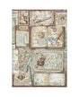 Papel arroz Stamperia A4 Symphony Letters and Books 1