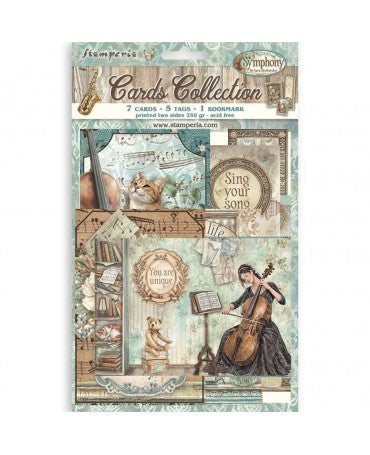 CARDS COLLECTION Stamperia Symphony 1