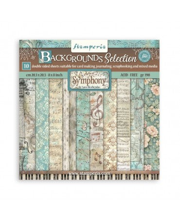 COLECCIÓN 20X20 STAMPERIA Symphony Background 1
