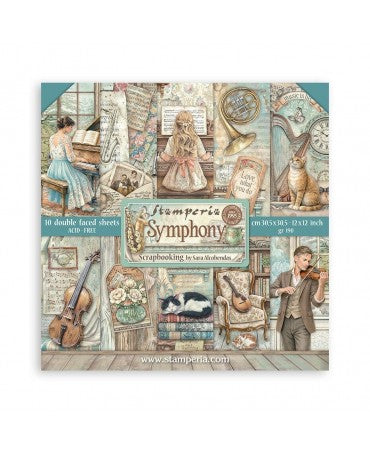 COLECCIÓN 30x30 STAMPERIA Symphony 1