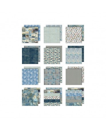 Colección 20x20 Tim Holtz Blue 2