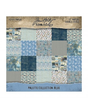 Colección 30x30 Tim Holtz Blue 1