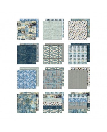 Colección 30x30 Tim Holtz Blue 2