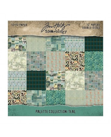 Colección 30x30 Tim Holtz Teal 1