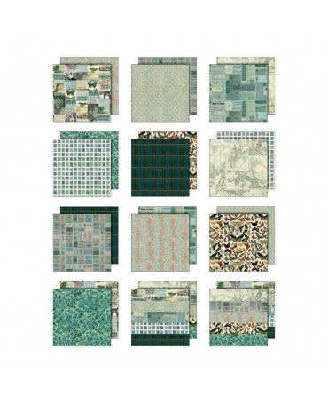 Colección 30x30 Tim Holtz Teal 2