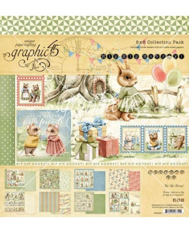 Colección 20x20 GRAPHIC 45 Hip Hip Hooray 1