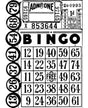 Sello Caucho TIM HOLTZ Bingo 1