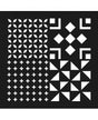 STENCIL TILES CROSS 30X30cm 1