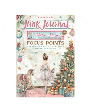 JUNK JOURNAL STAMPERIA A5 Winter Magic 1