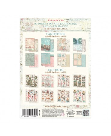 JUNK JOURNAL STAMPERIA A5 Winter Magic 2