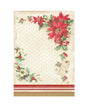 Papel arroz Stamperia A4 Classic Christmas Poinsettia 1