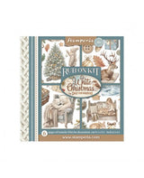 Transfer Rub On STAMPERIA 15x15 White Christmas 1