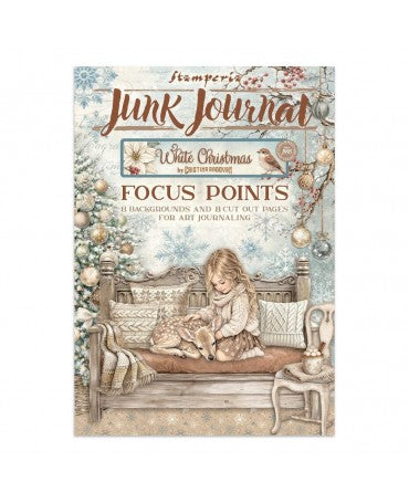 JUNK JOURNAL STAMPERIA A5 White Christmas 1