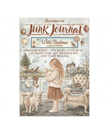 JUNK JOURNAL STAMPERIA White Christmas 1