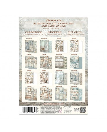 JUNK JOURNAL STAMPERIA White Christmas 2