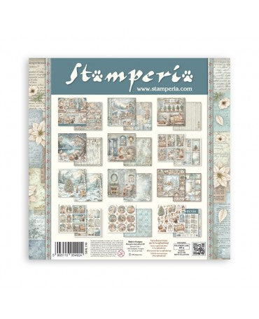 COLECCIÓN 30x30 STAMPERIA White Christmas 2