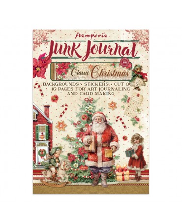 JUNK JOURNAL STAMPERIA A4 Classic Christmas 1